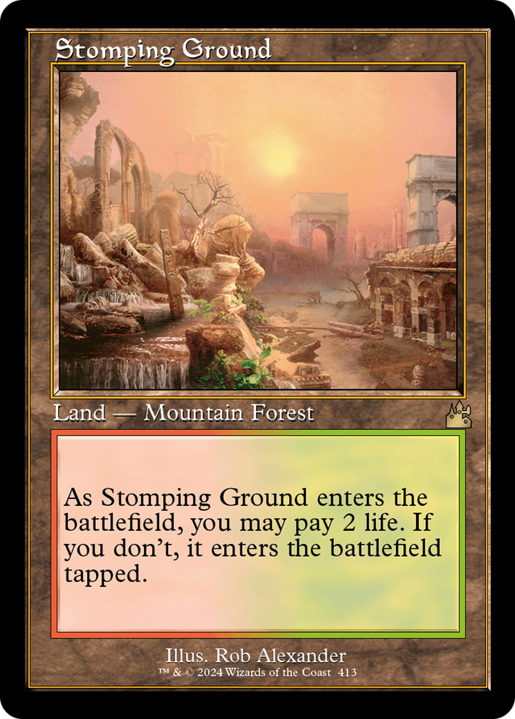 Stomping Ground (Retro) [Ravnica Remastered] | Gear Gaming Fayetteville