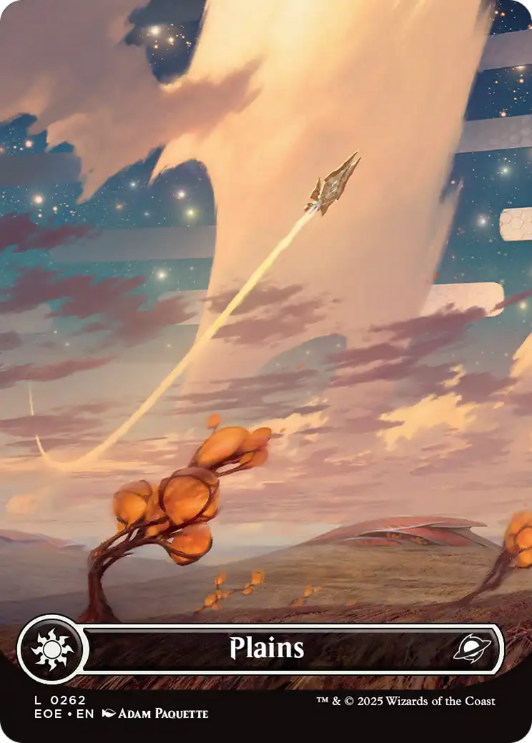 Plains (0262) (Borderless) [Edge of Eternities] | Gear Gaming Fayetteville