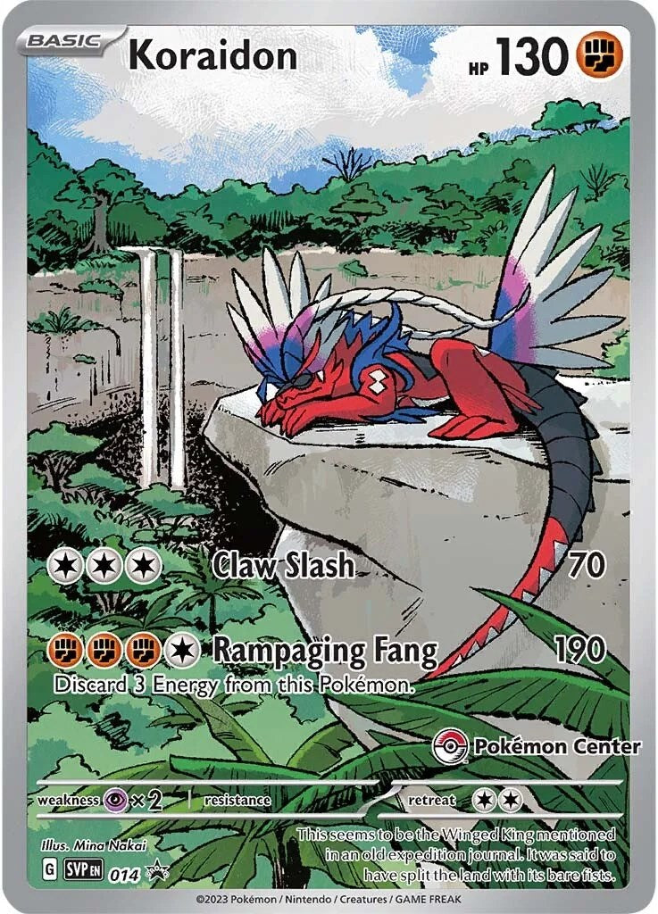 Koraidon (124/198) (Pokemon Center Exclusive) [Scarlet & Violet: Black Star Promos] | Gear Gaming Fayetteville