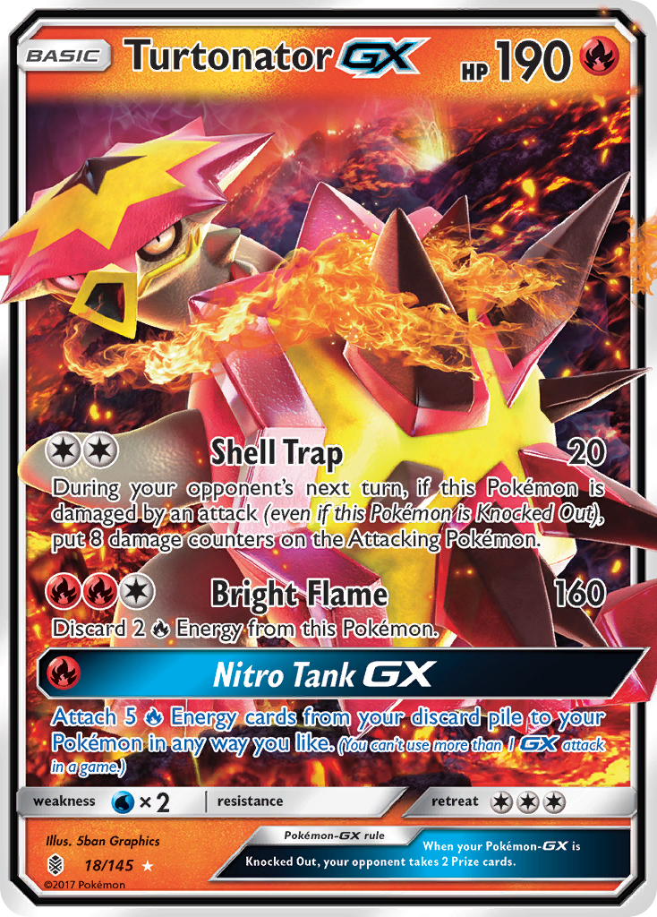 Turtonator GX (18/145) [Sun & Moon: Guardians Rising] | Gear Gaming Fayetteville