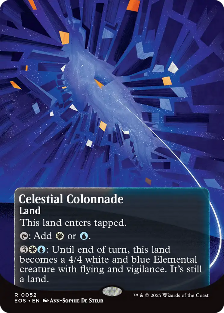 Celestial Colonnade (0052) (Borderless) [Edge of Eternities: Stellar Sights] | Gear Gaming Fayetteville