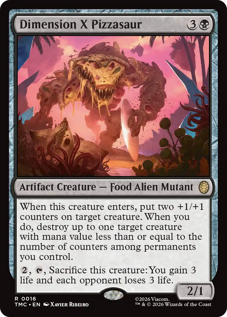 Dimension X Pizzasaur [Teenage Mutant Ninja Turtles Commander] | Gear Gaming Fayetteville