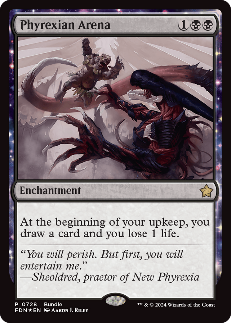 Phyrexian Arena (Bundle) [Foundations Promos] | Gear Gaming Fayetteville