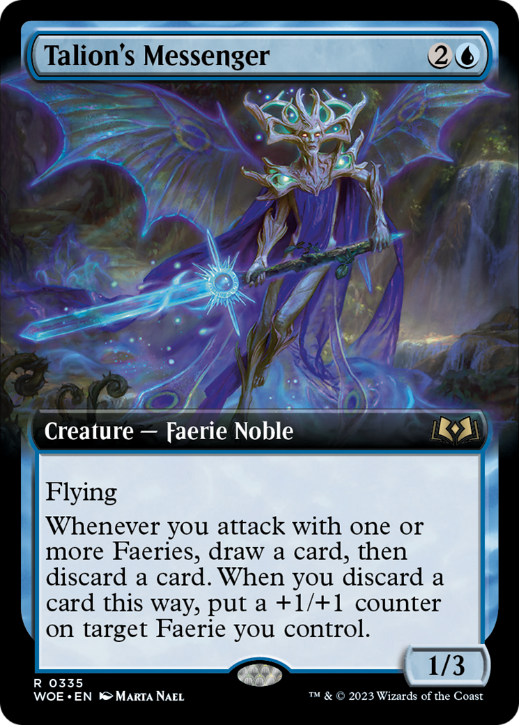 Talion's Messenger (Extended Art) [Wilds of Eldraine] | Gear Gaming Fayetteville