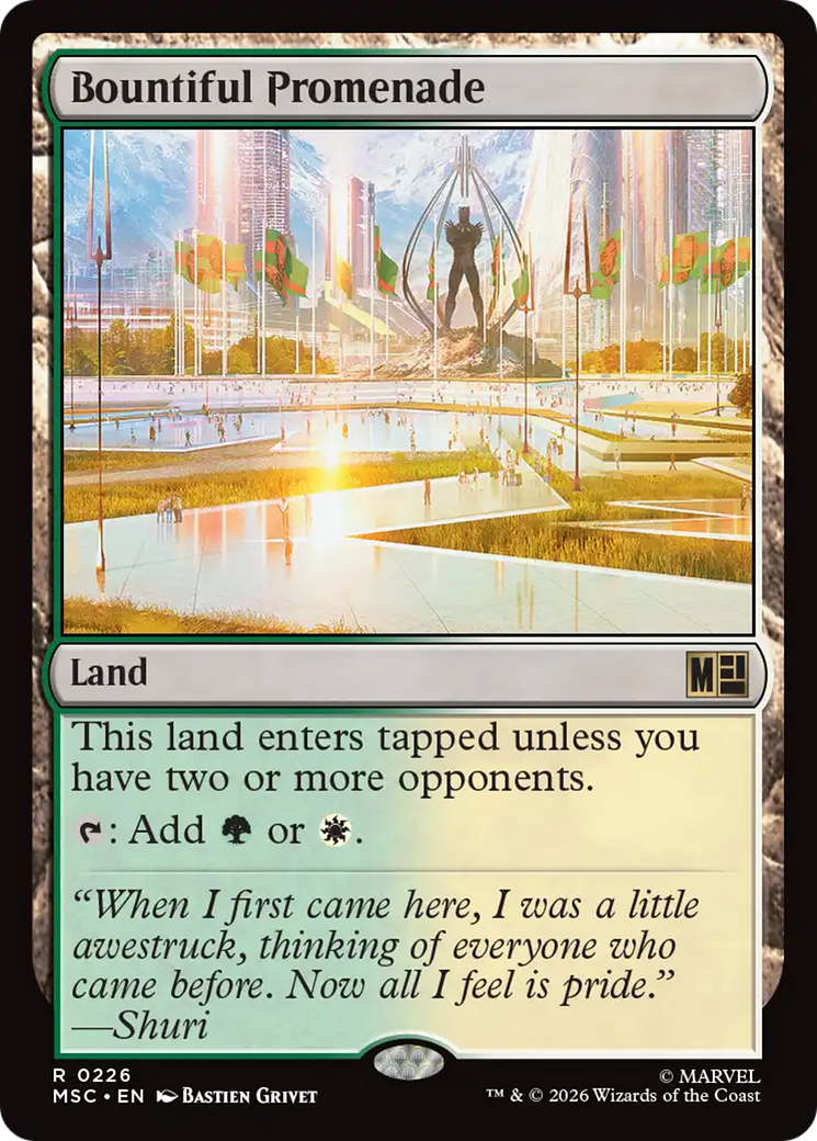 Bountiful Promenade (Surge Foil) [Marvel Super Heroes Commander] | Gear Gaming Fayetteville