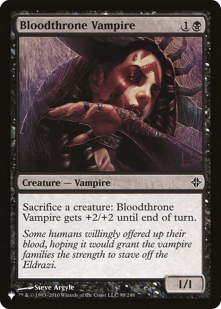 Bloodthrone Vampire [The List Reprints] | Gear Gaming Fayetteville