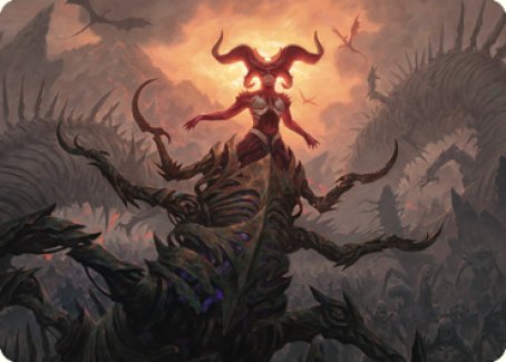 Sheoldred, the Apocalypse Art Card [Dominaria United Art Series] | Gear Gaming Fayetteville
