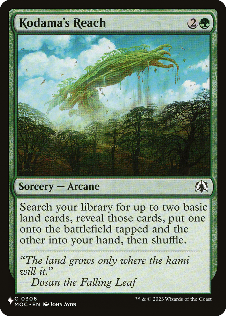 Kodama's Reach (MOC) [The List] | Gear Gaming Fayetteville