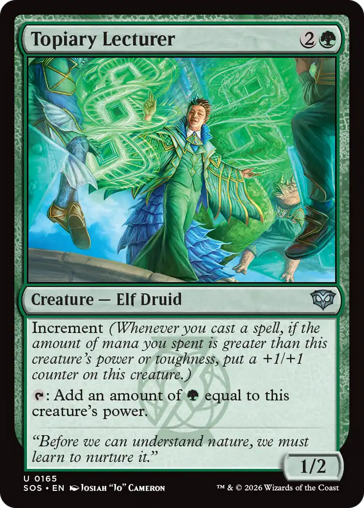 Topiary Lecturer [Secrets of Strixhaven] | Gear Gaming Fayetteville