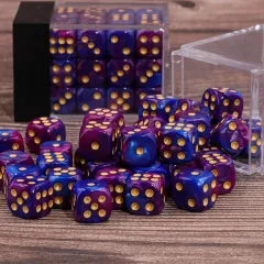 (purple+navy) 12mm D6 block of 36 dice | Gear Gaming Fayetteville