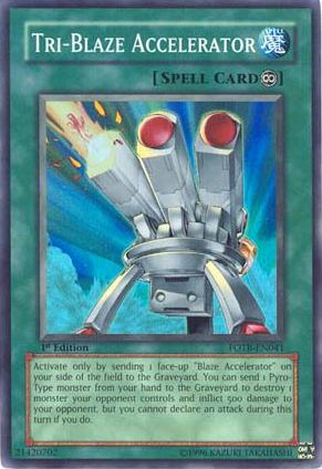 Tri-Blaze Accelerator [FOTB-EN041] Super Rare | Gear Gaming Fayetteville