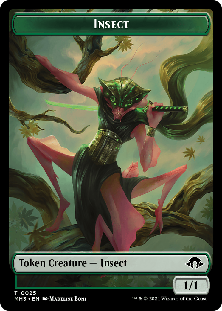 Insect Token (0025) [Modern Horizons 3 Tokens] | Gear Gaming Fayetteville