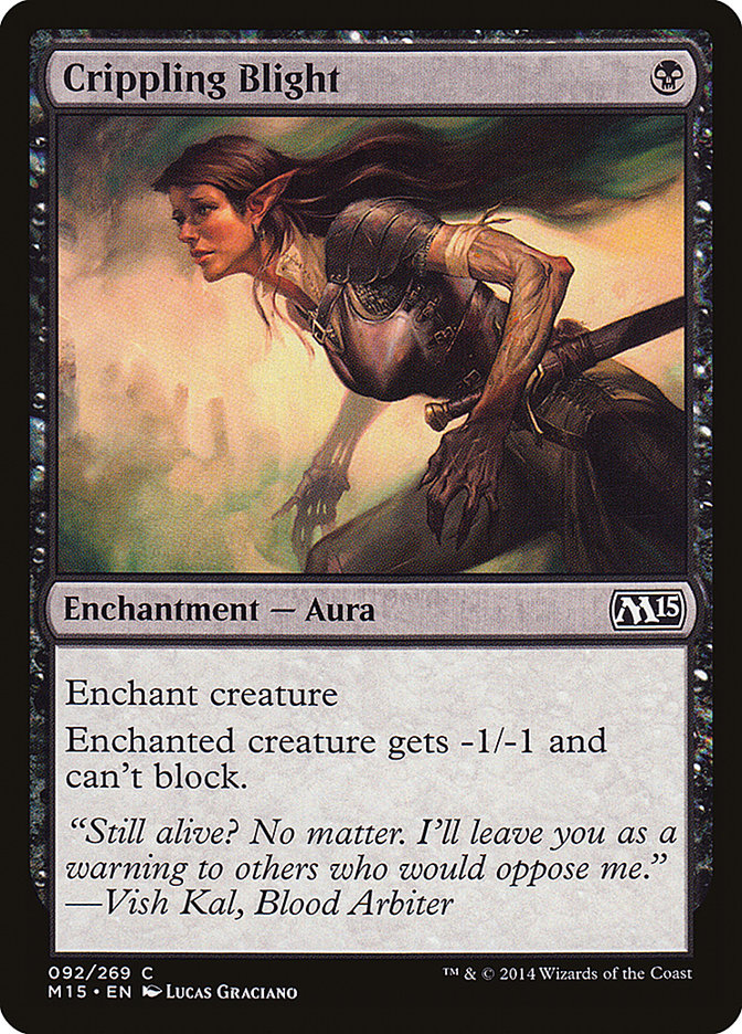 Crippling Blight [Magic 2015] | Gear Gaming Fayetteville