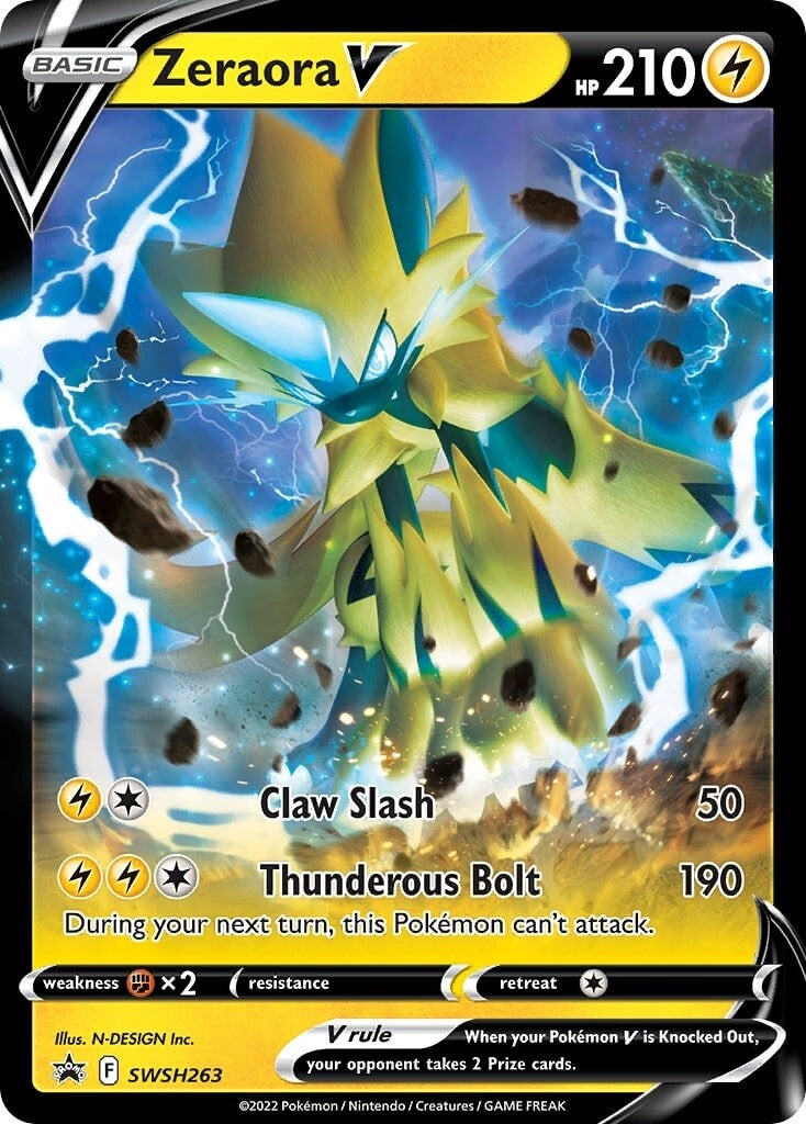 Zeraora V (SWSH263) [Sword & Shield: Black Star Promos] | Gear Gaming Fayetteville