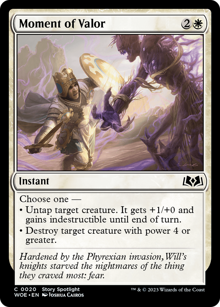 Moment of Valor [Wilds of Eldraine] | Gear Gaming Fayetteville