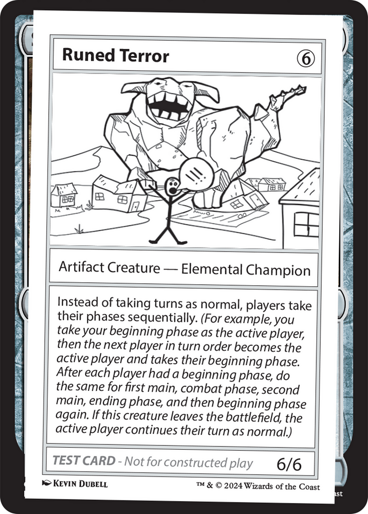 Runed Terror [Mystery Booster 2 Playtest Cards] | Gear Gaming Fayetteville