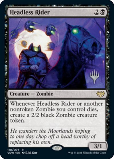 Headless Rider (Promo Pack) [Innistrad: Crimson Vow Promos] | Gear Gaming Fayetteville