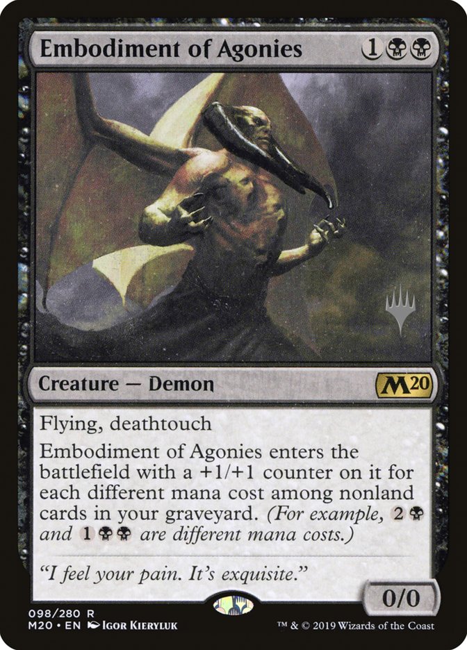 Embodiment of Agonies (Promo Pack) [Core Set 2020 Promos] | Gear Gaming Fayetteville