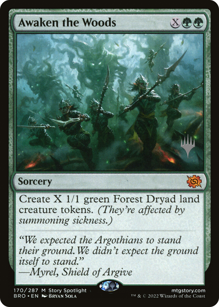 Awaken the Woods (Promo Pack) [The Brothers' War Promos] | Gear Gaming Fayetteville