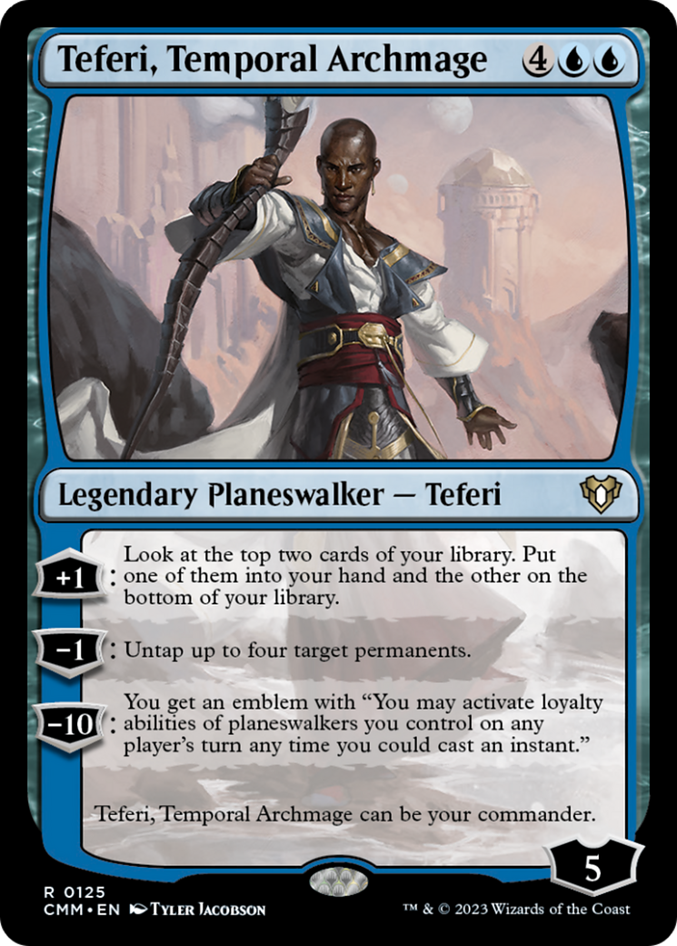 Teferi, Temporal Archmage [Commander Masters] | Gear Gaming Fayetteville