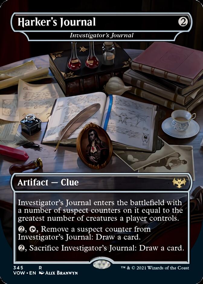 Investigator's Journal - Harker's Journal [Innistrad: Crimson Vow] | Gear Gaming Fayetteville