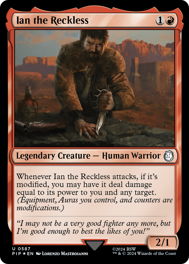 Ian the Reckless (Surge Foil) [Fallout] | Gear Gaming Fayetteville