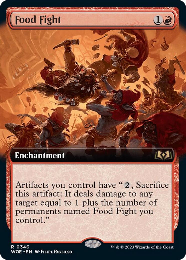 Food Fight (Extended Art) [Wilds of Eldraine] | Gear Gaming Fayetteville