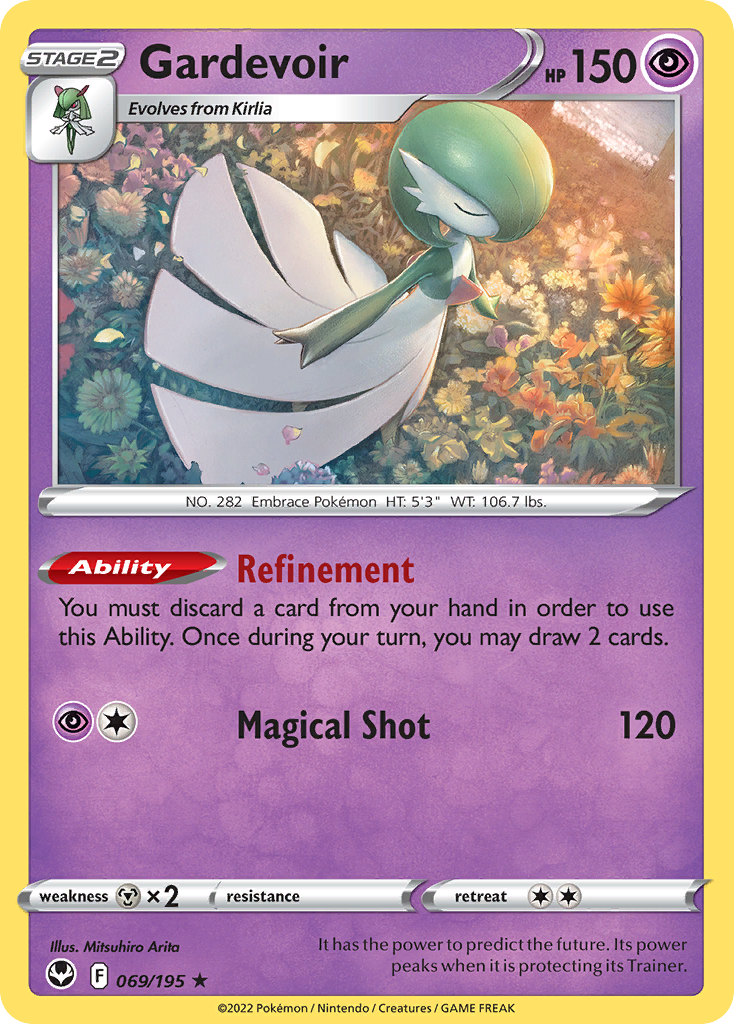 Gardevoir (069/195) (Theme Deck Exclusive) [Sword & Shield: Silver Tempest] | Gear Gaming Fayetteville