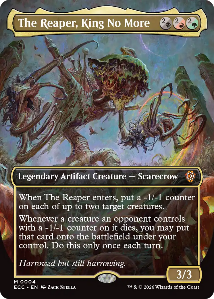 The Reaper, King No More (Borderless) [Lorwyn Eclipsed Commander] | Gear Gaming Fayetteville