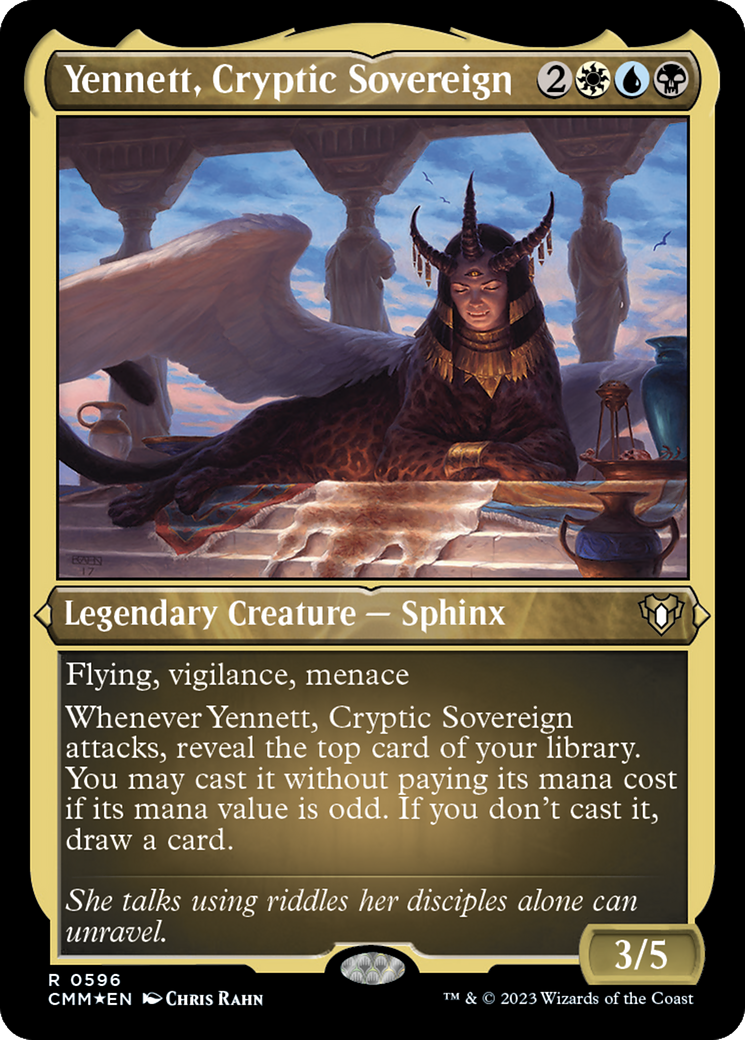 Yennett, Cryptic Sovereign (Foil Etched) [Commander Masters] | Gear Gaming Fayetteville