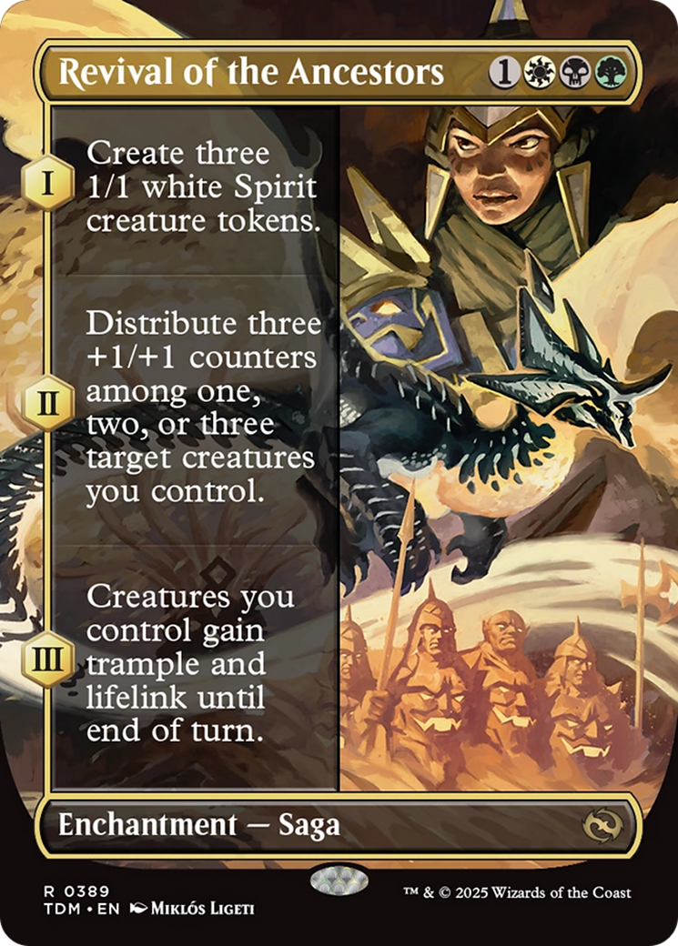 Revival of the Ancestors (Borderless) [Tarkir: Dragonstorm] | Gear Gaming Fayetteville