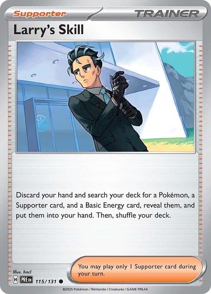 Larry's Skill (115/131) [Scarlet & Violet: Prismatic Evolutions] | Gear Gaming Fayetteville