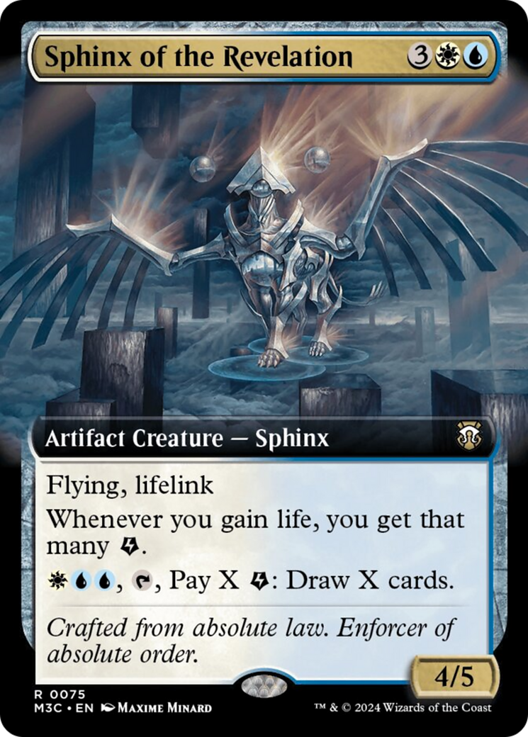 Sphinx of the Revelation (Extended Art) [Modern Horizons 3 Commander] | Gear Gaming Fayetteville