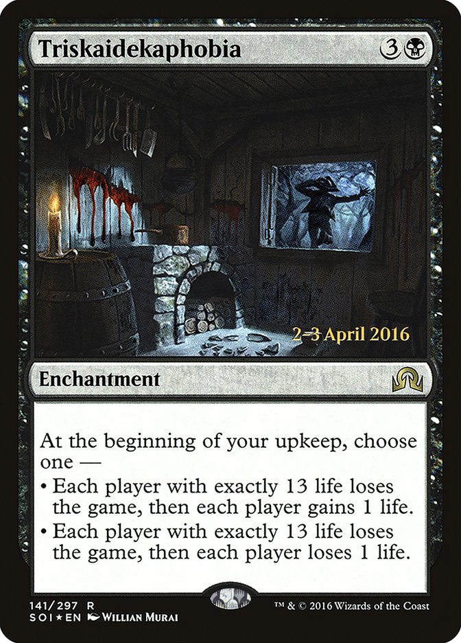 Triskaidekaphobia [Shadows over Innistrad Prerelease Promos] | Gear Gaming Fayetteville