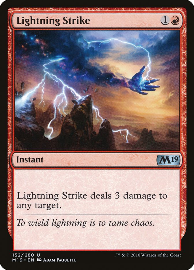 Lightning Strike [Core Set 2019] | Gear Gaming Fayetteville