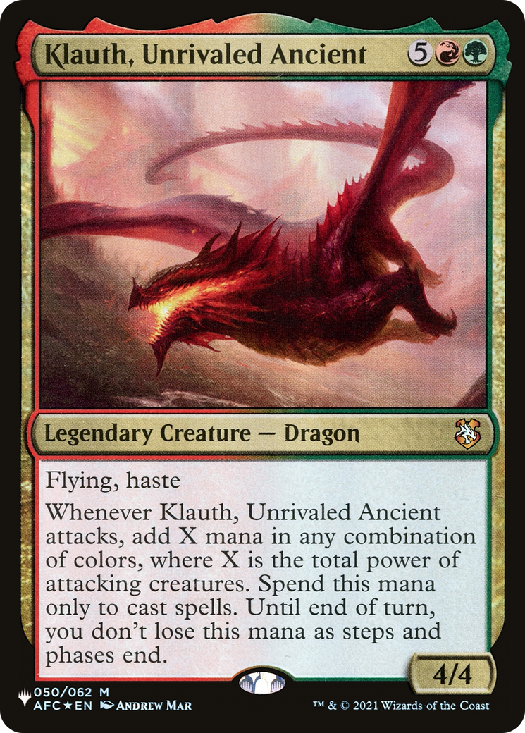 Klauth, Unrivaled Ancient [The List Reprints] | Gear Gaming Fayetteville