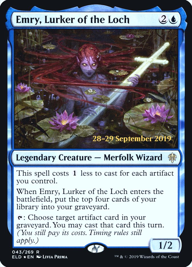 Emry, Lurker of the Loch [Throne of Eldraine Prerelease Promos] | Gear Gaming Fayetteville