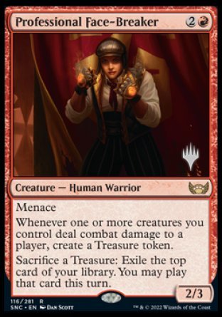 Professional Face-Breaker (Promo Pack) [Streets of New Capenna Promos] | Gear Gaming Fayetteville