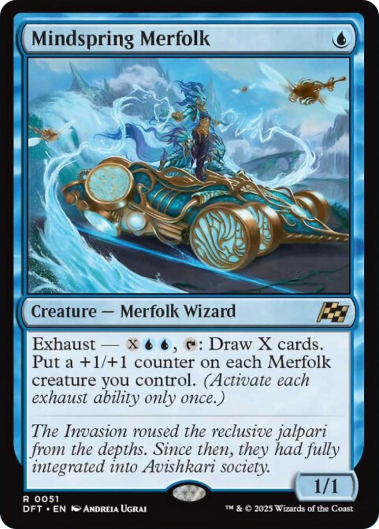 Mindspring Merfolk [Aetherdrift] | Gear Gaming Fayetteville