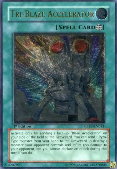 Tri-Blaze Accelerator [FOTB-EN041] Ultimate Rare | Gear Gaming Fayetteville