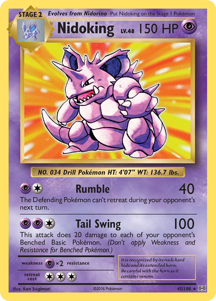 Nidoking (45/108) [XY: Evolutions] | Gear Gaming Fayetteville