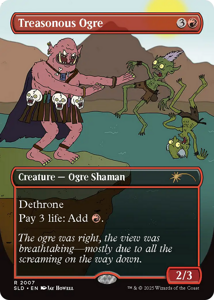 Treasonous Ogre (Rainbow Foil) [Secret Lair Drop Series] | Gear Gaming Fayetteville