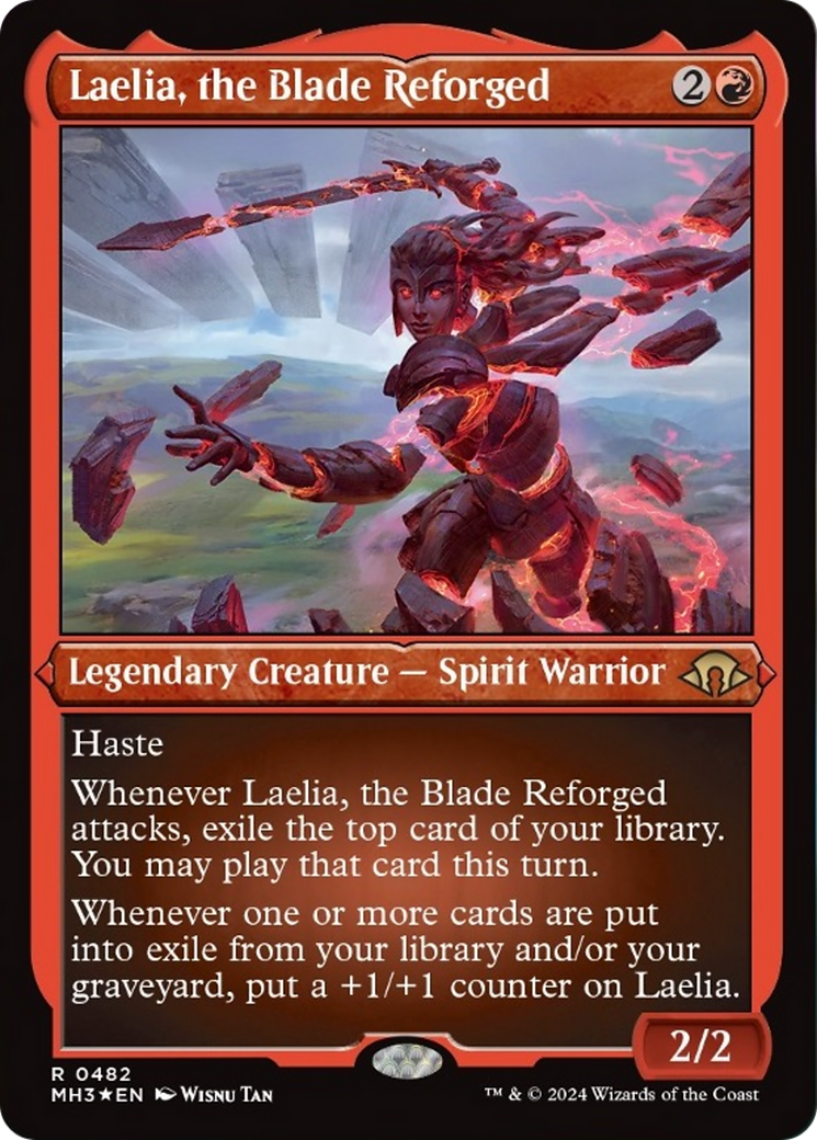 Laelia, the Blade Reforged (Foil Etched) [Modern Horizons 3] | Gear Gaming Fayetteville