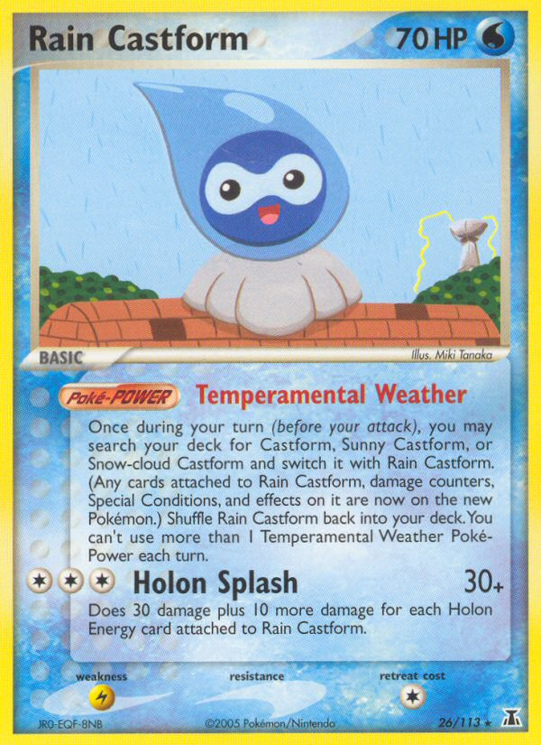 Rain Castform (26/113) [EX: Delta Species] | Gear Gaming Fayetteville
