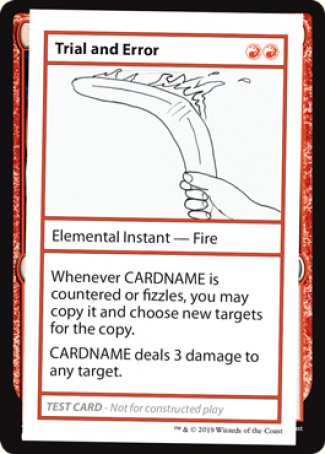 Trial and Error (2021 Edition) [Mystery Booster Playtest Cards] | Gear Gaming Fayetteville