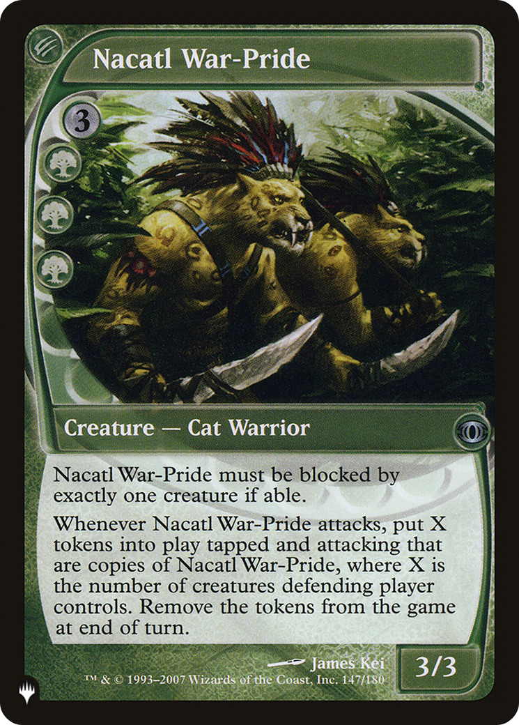 Nacatl War-Pride [The List] | Gear Gaming Fayetteville