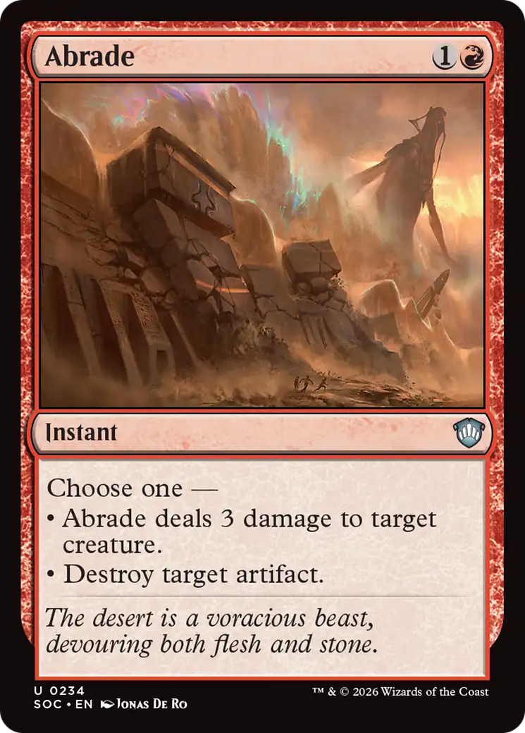 Abrade [Secrets of Strixhaven Commander] | Gear Gaming Fayetteville