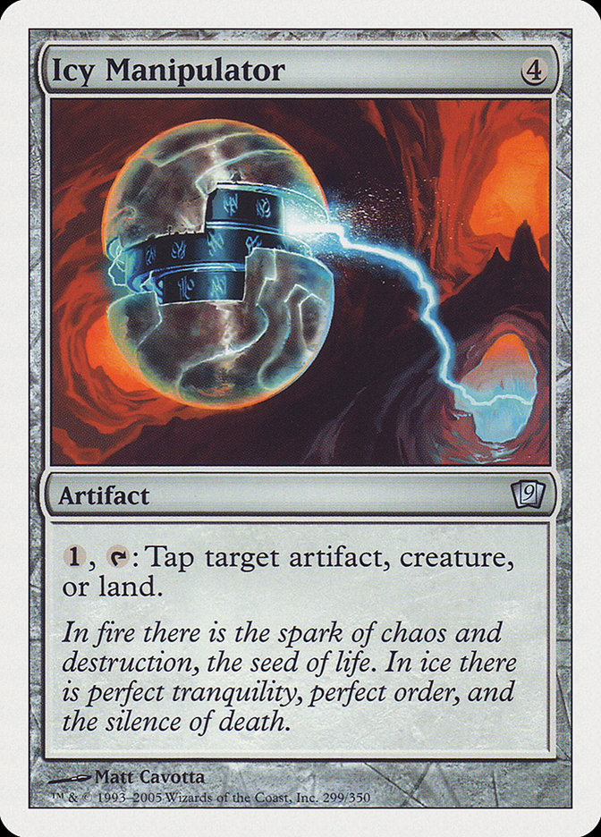 Icy Manipulator (9th Edition) [Oversize Cards] | Gear Gaming Fayetteville