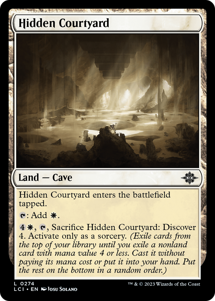 Hidden Courtyard [The Lost Caverns of Ixalan] | Gear Gaming Fayetteville