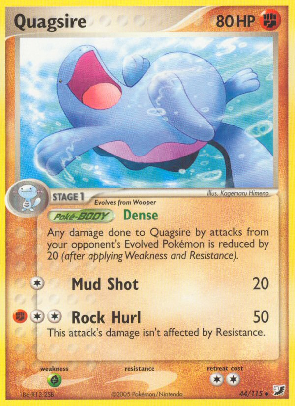 Quagsire (44/115) [EX: Unseen Forces] | Gear Gaming Fayetteville